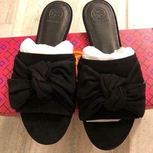 Tory Burch Annabelle Bow slides size 9.5
